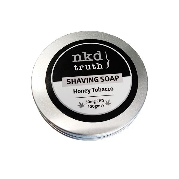 NKD 30mg CBD Honey Tobacco Speciality Shaving Soap - BudMother.com