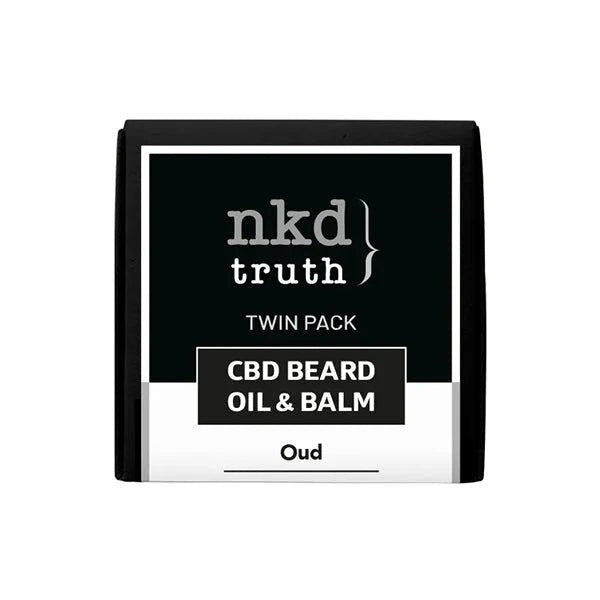 NKD 150mg CBD Twin Pack Oud Beard Oil & Balm - BudMother.com