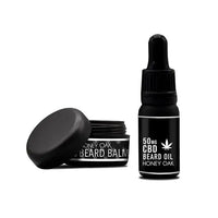 Load image into Gallery viewer, NKD 150mg CBD Twin Pack Honey Oak Beard Oil &amp; Balm - BudMother.com
