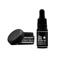 Load image into Gallery viewer, NKD 150mg CBD Twin Pack Honey Tobacco Beard Oil &amp; Balm - BudMother.com
