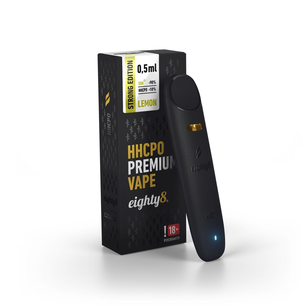 Eight8 Strong Edition HHCPO Vape Lemon 0.5ml - BudMother.com