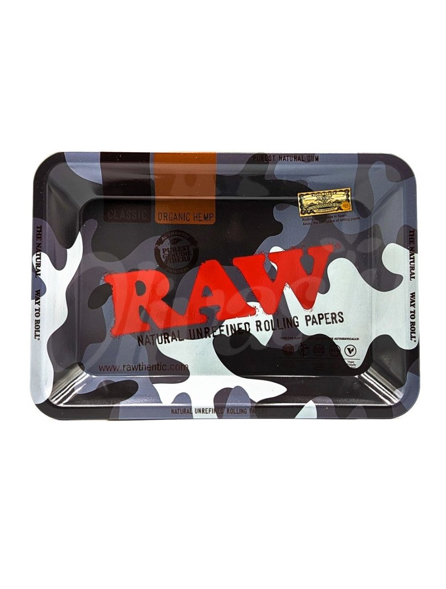 RAW Urban Camo Rolling Tray - BudMother.com