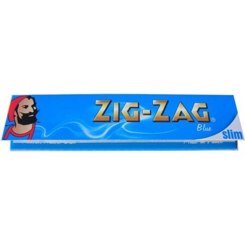 Zig Zag Blue Slim King Sized Rolling papers - BudMother.com