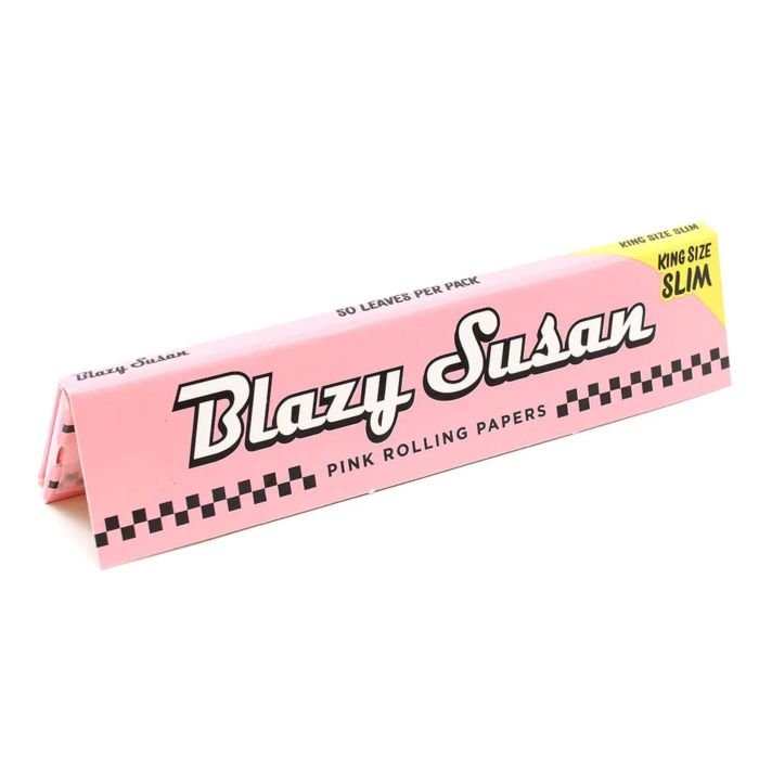 Blazy Susan Pink Kingsize Rolling Papers - BudMother.com