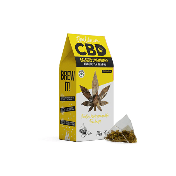 Equilibrium CBD 48mg Calming Chamomile Tea Bags - BudMother.com