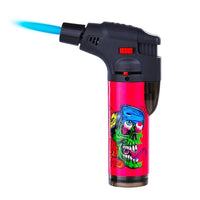 Load image into Gallery viewer, Prof Crazy Skulls Windproof Blue Flame Lighters - BudMother.com
