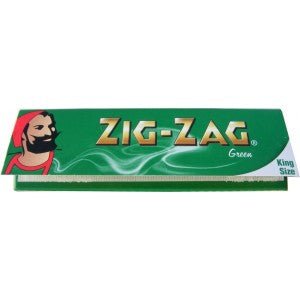 Zig Zag Green King Sized Rolling Papers - BudMother.com