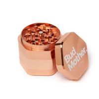 Load image into Gallery viewer, BudMother Rose Gold Hexagon Grinder (4 part) - BudMother.com
