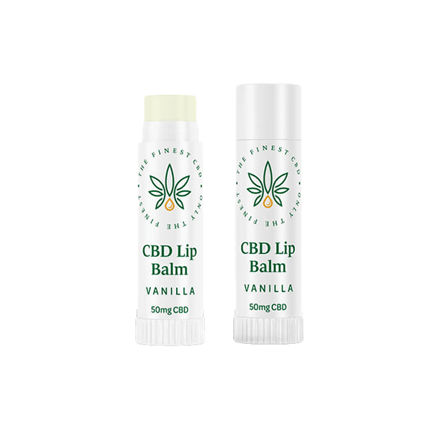 The Finest Balm 50mg CBD Vanilla Lip Balm Stick 5ml - BudMother.com