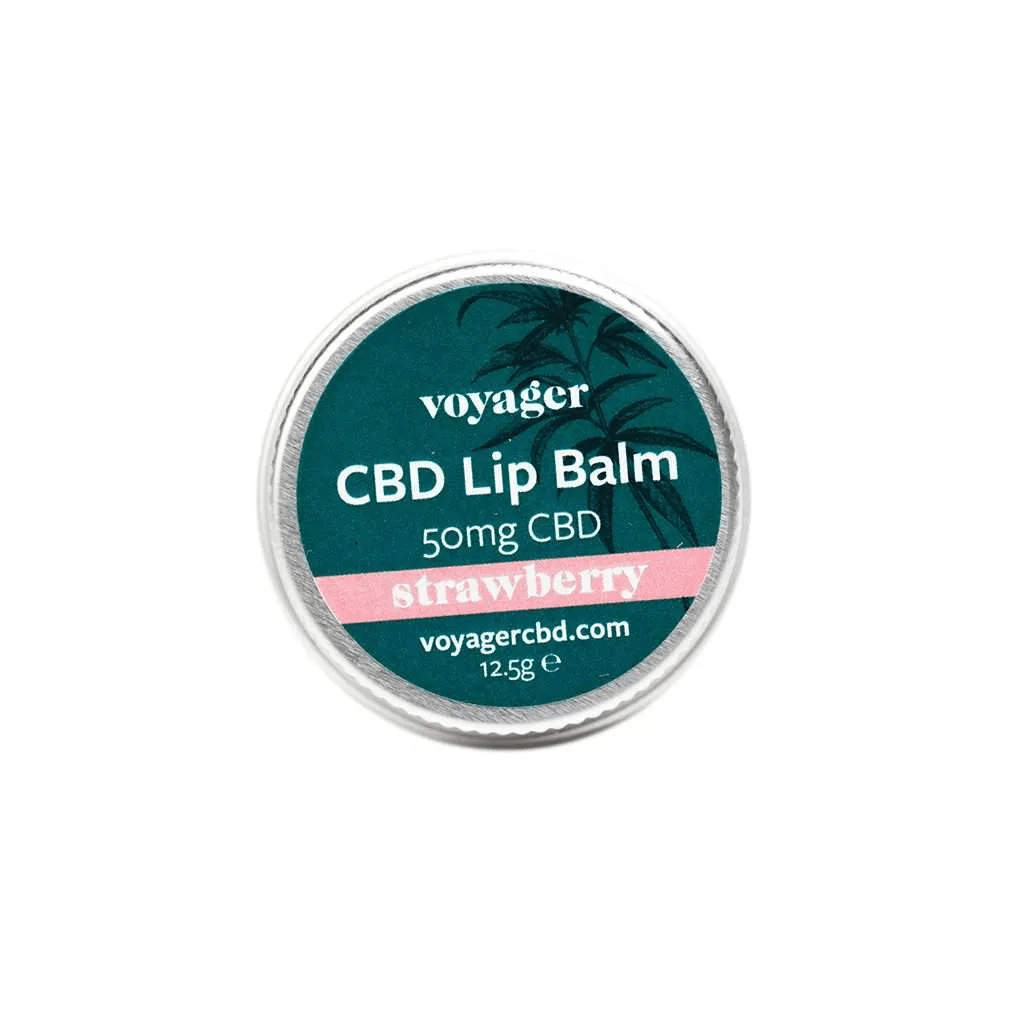 Voyager 50mg CBD Nourish and Protect Lip Balm - 12.5g - Strawberry - BudMother.com