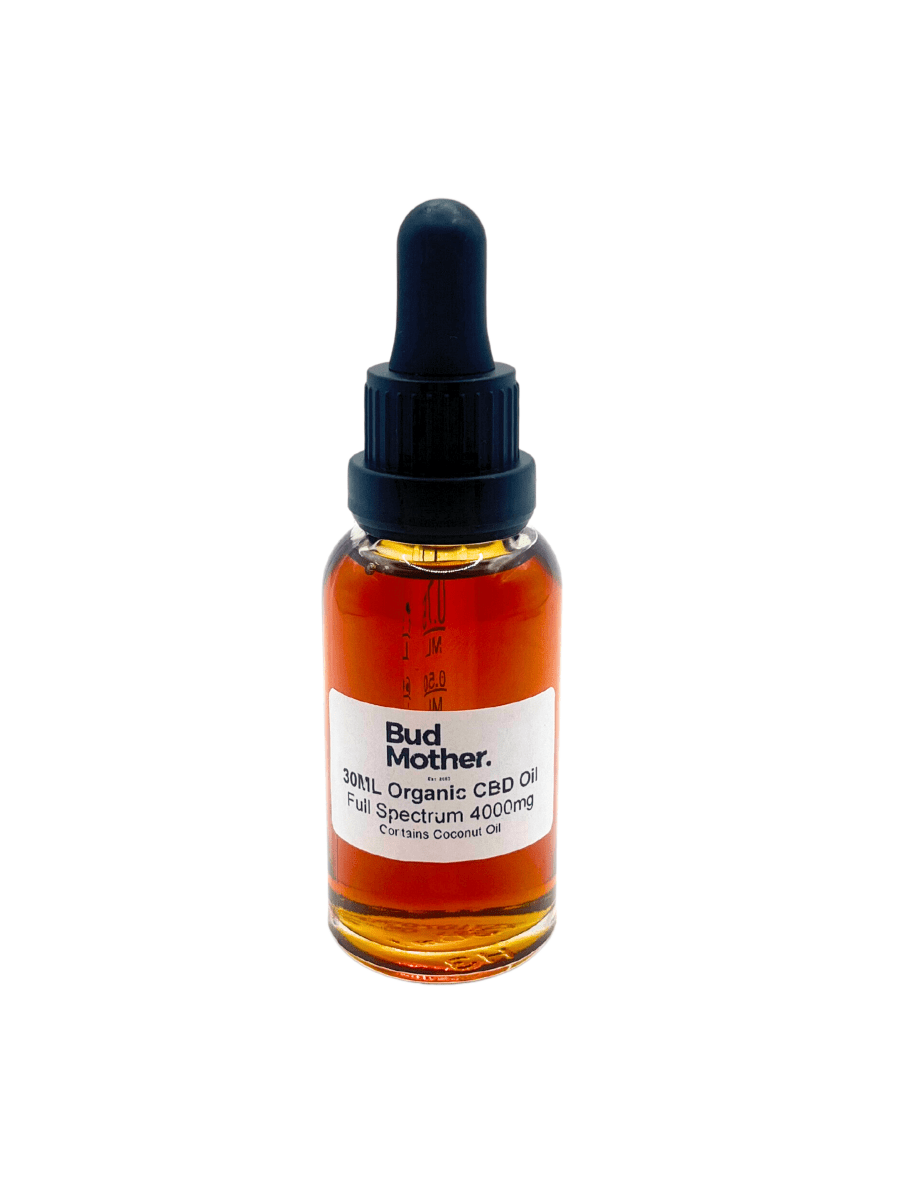 BudMother Organic CBD Oil Full Spectrum 4000mg (30ml) - BudMother.com