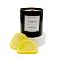 Load image into Gallery viewer, CannaBLISS | Hemp + Lemon + Lime | Scented Soy Candle - BudMother.com
