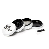 Load image into Gallery viewer, BudMother White Matte Grinder 4 parts – 56mm - BudMother.com
