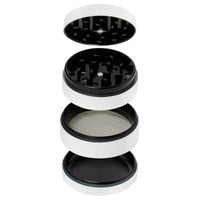 Load image into Gallery viewer, BudMother White Matte Grinder 4 parts – 56mm - BudMother.com
